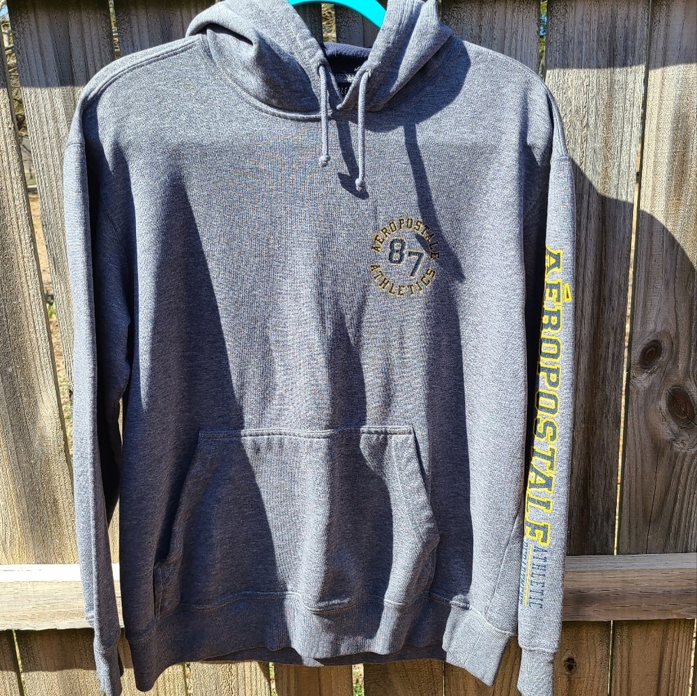 EUC Aéropostale Grey Hoodie Sz S